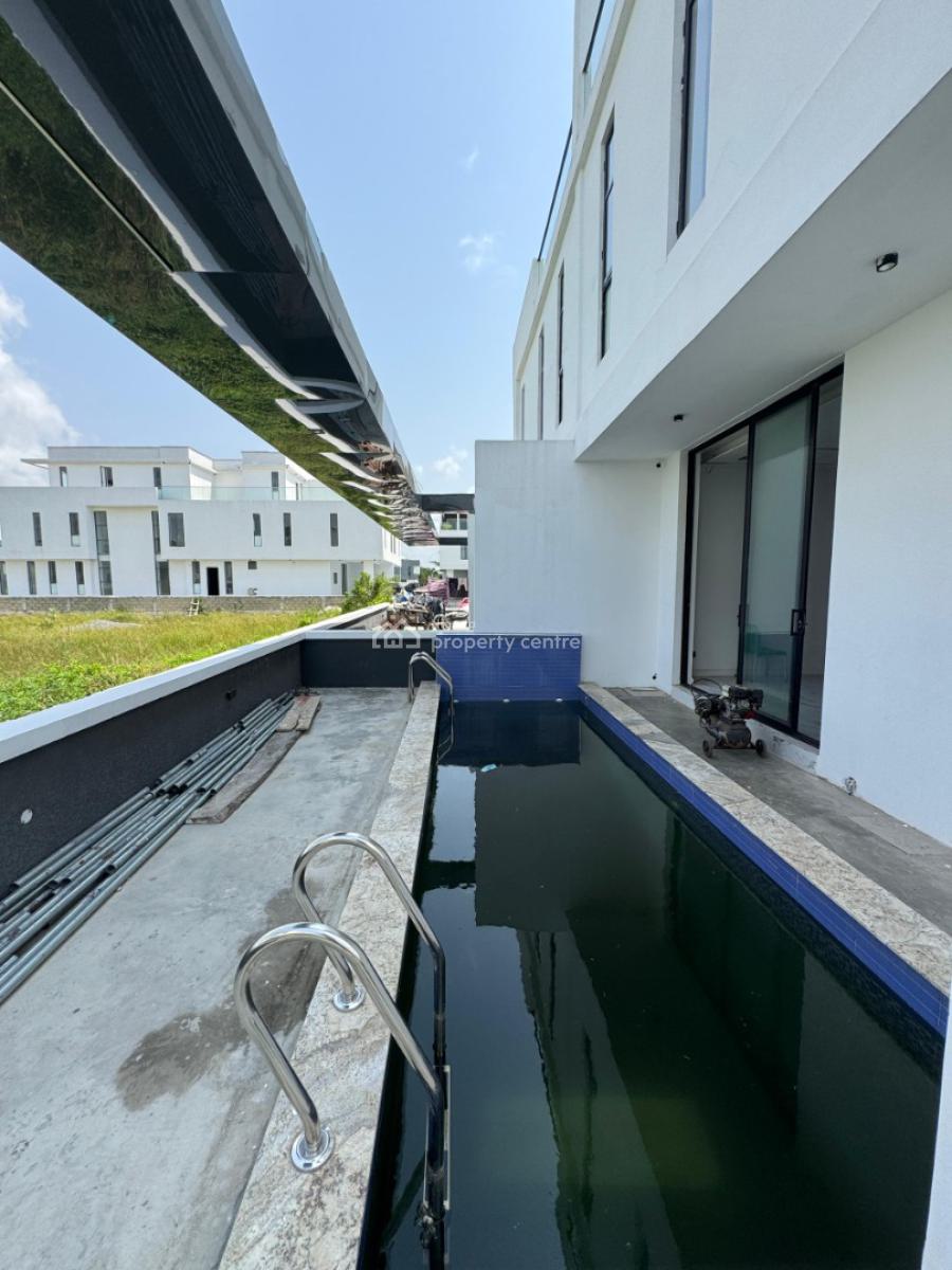 Ravishing 5 Bedroom Semi-detached Duplex with Private Elevator, Bq,poo, Within The Most Exclusive, Cowrie Creek Estate, Ikate Elegushi, Lekki, Lagos, Semi-detached Duplex for Sale