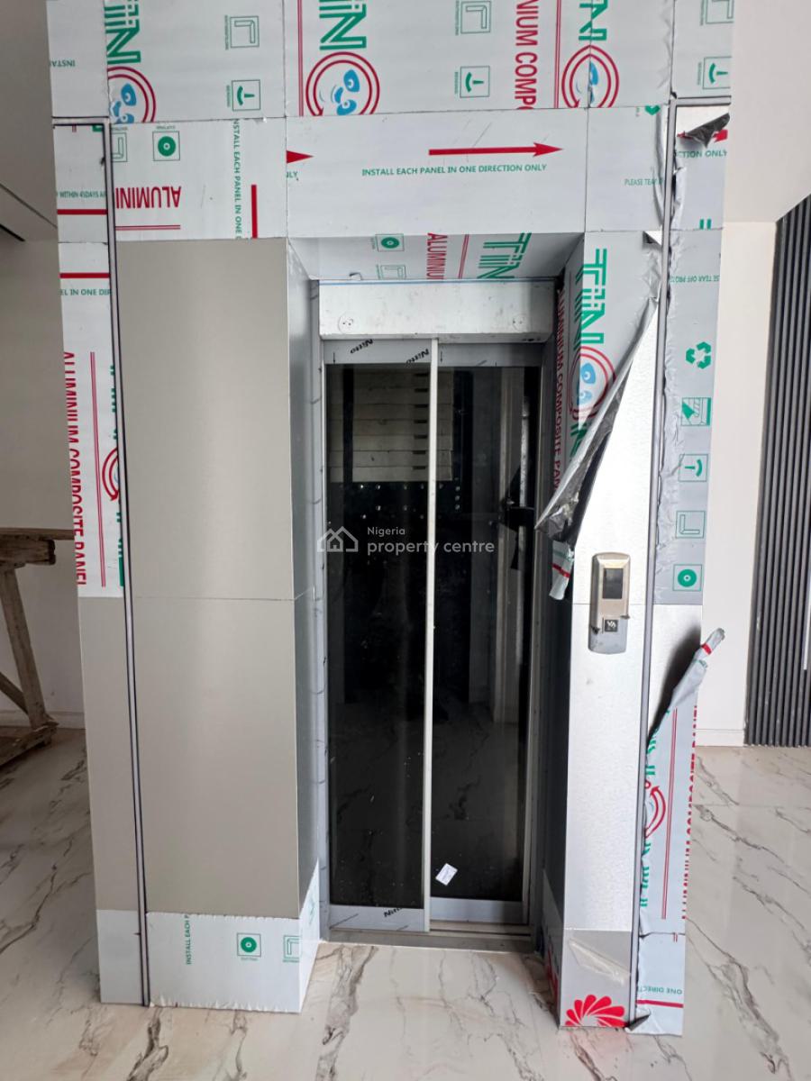 Ravishing 5 Bedroom Semi-detached Duplex with Private Elevator, Bq,poo, Within The Most Exclusive, Cowrie Creek Estate, Ikate Elegushi, Lekki, Lagos, Semi-detached Duplex for Sale