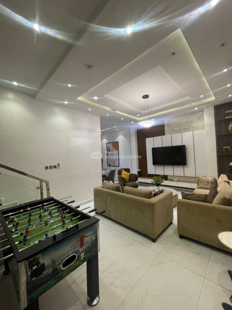 Luxury Furnished 3 Bedroom Terrace with Bq, Chisco, Ikate, Lekki, Lagos, Terraced Duplex for Rent