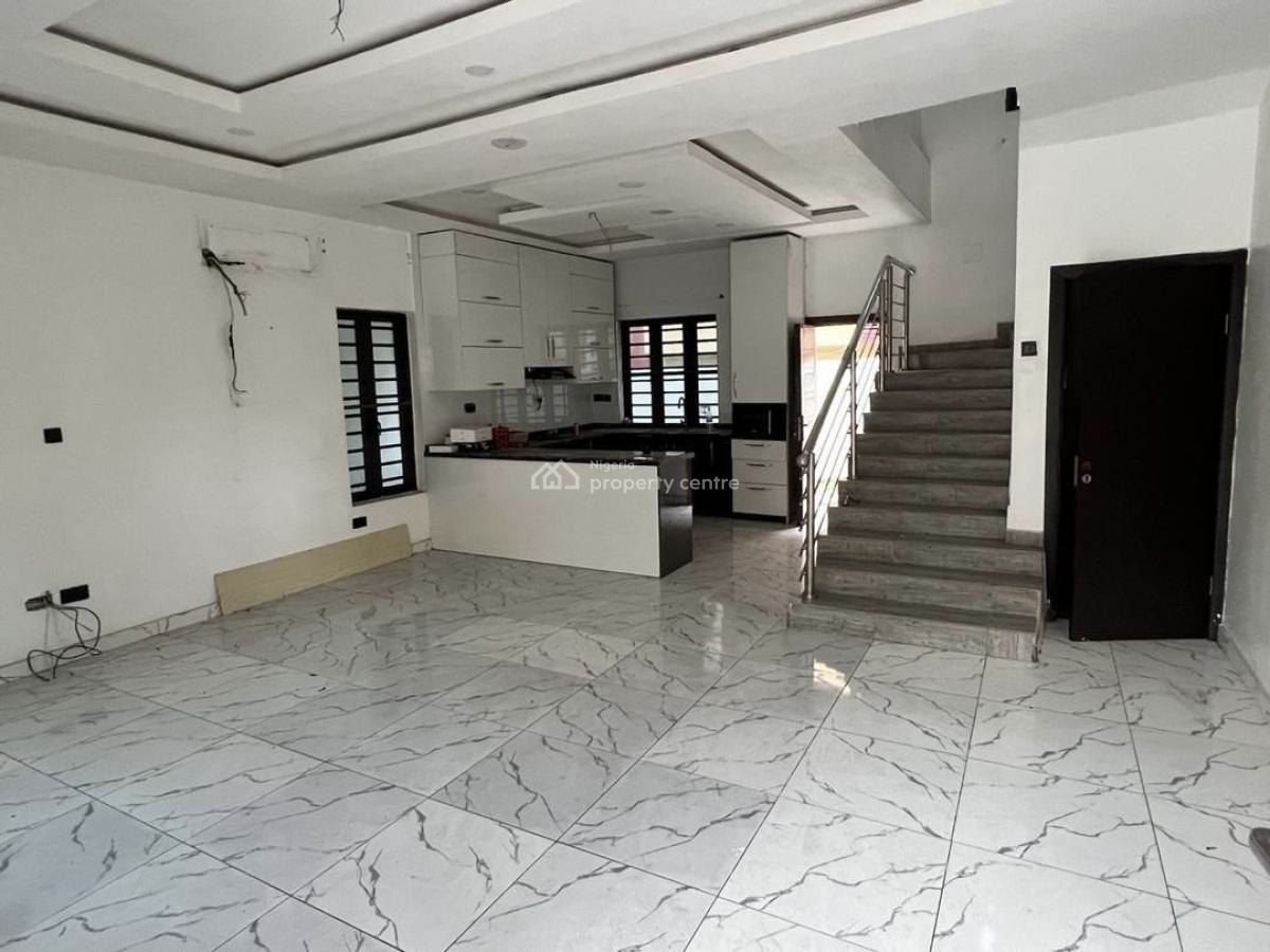 Spacious 4 Bedroom Duplex in a Prestigious Well-secured Estate, Agungi East Estate Located Along Lekki-epe Expressway, Agungi, Lekki, Lagos, Terraced Duplex for Rent