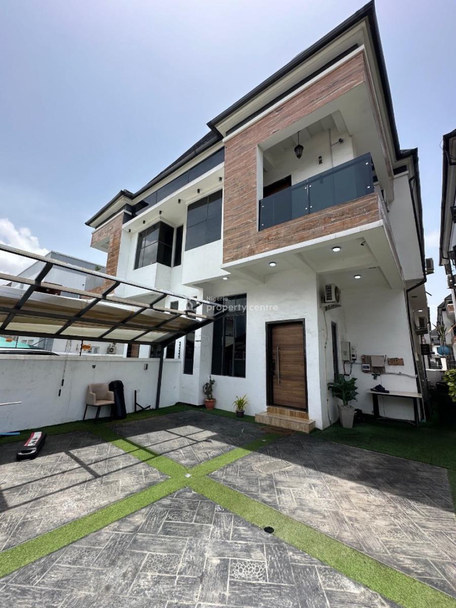 Fully Furnished 4 Bedroom Semi Detached Duplex with Solar Inverter, 4 Bedroom Duplex for Rent, Ikota, Lekki, Lagos, Semi-detached Duplex for Rent