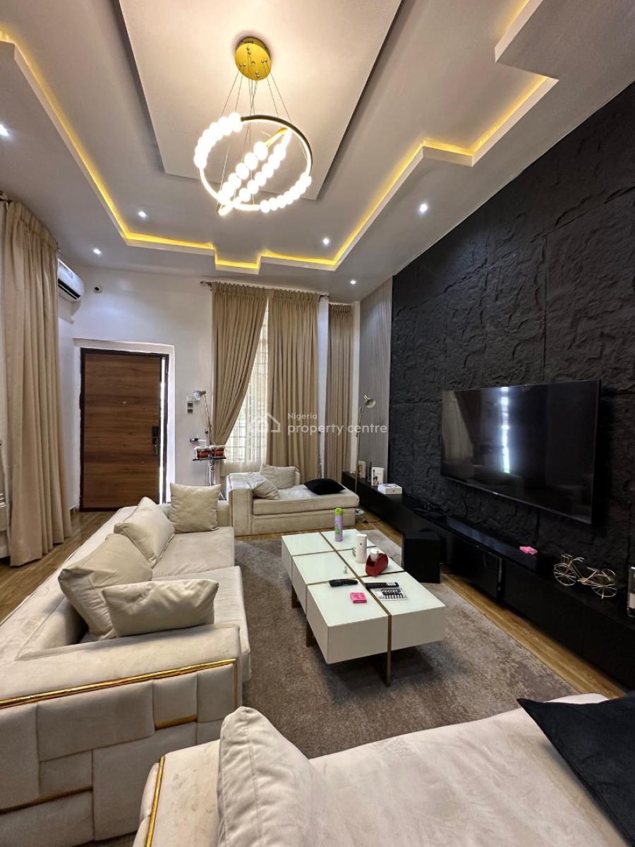 Fully Furnished 4 Bedroom Semi Detached Duplex with Solar Inverter, 4 Bedroom Duplex for Rent, Ikota, Lekki, Lagos, Semi-detached Duplex for Rent