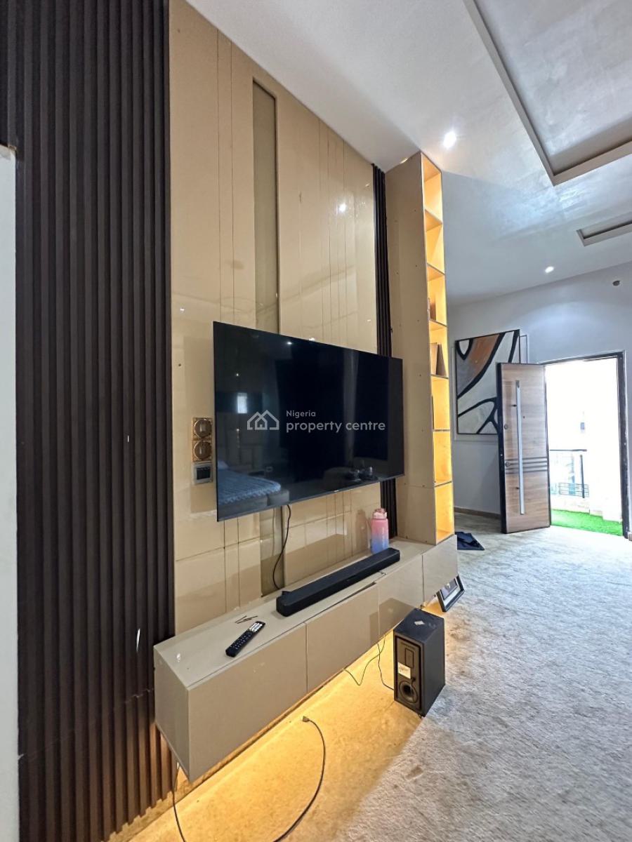 Fully Furnished 4 Bedroom Semi Detached Duplex with Solar Inverter, 4 Bedroom Duplex for Rent, Ikota, Lekki, Lagos, Semi-detached Duplex for Rent