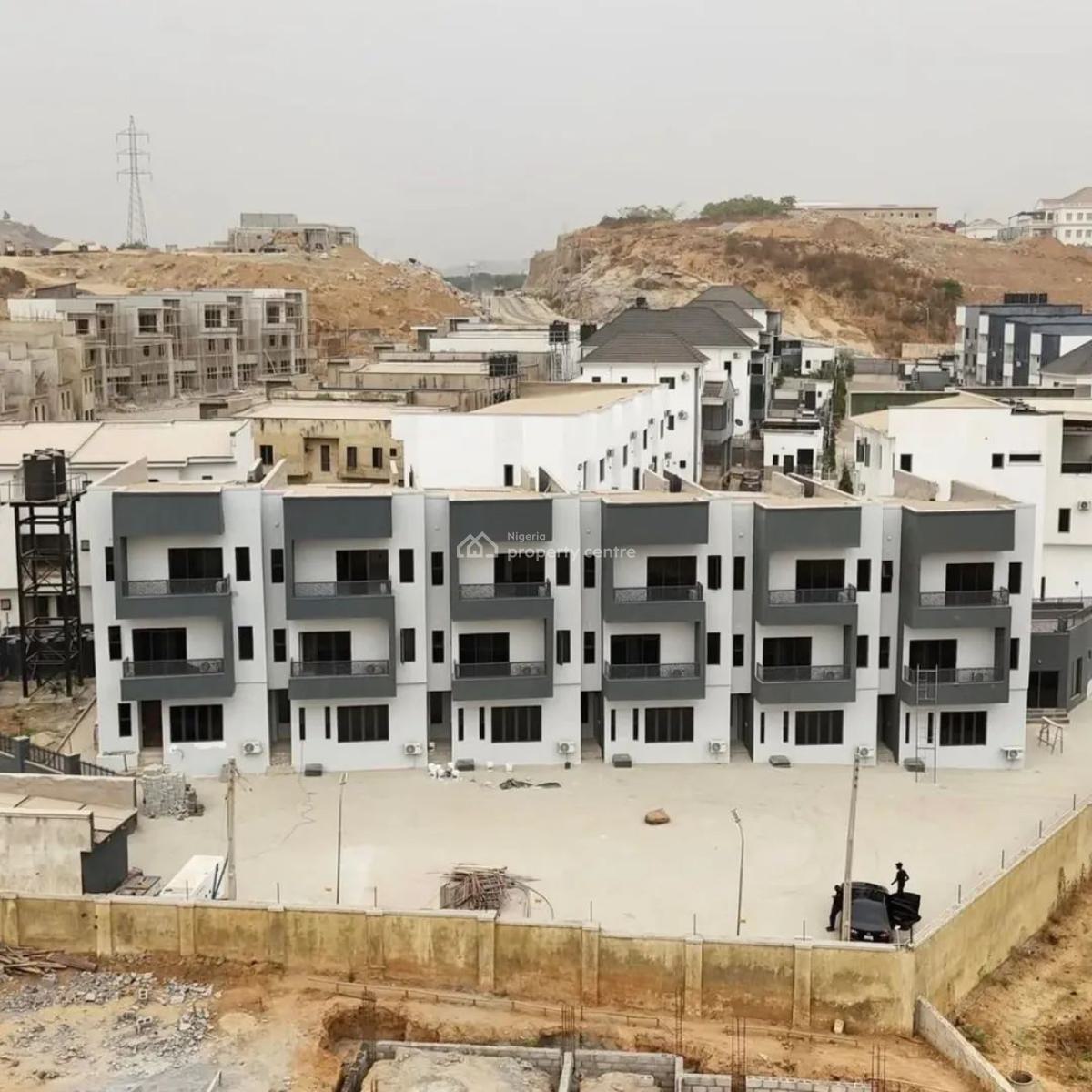 Solid Built 4 Bedroom Terrace Duplex in a Serene Environment, Guzape District, Abuja, Terraced Duplex for Sale