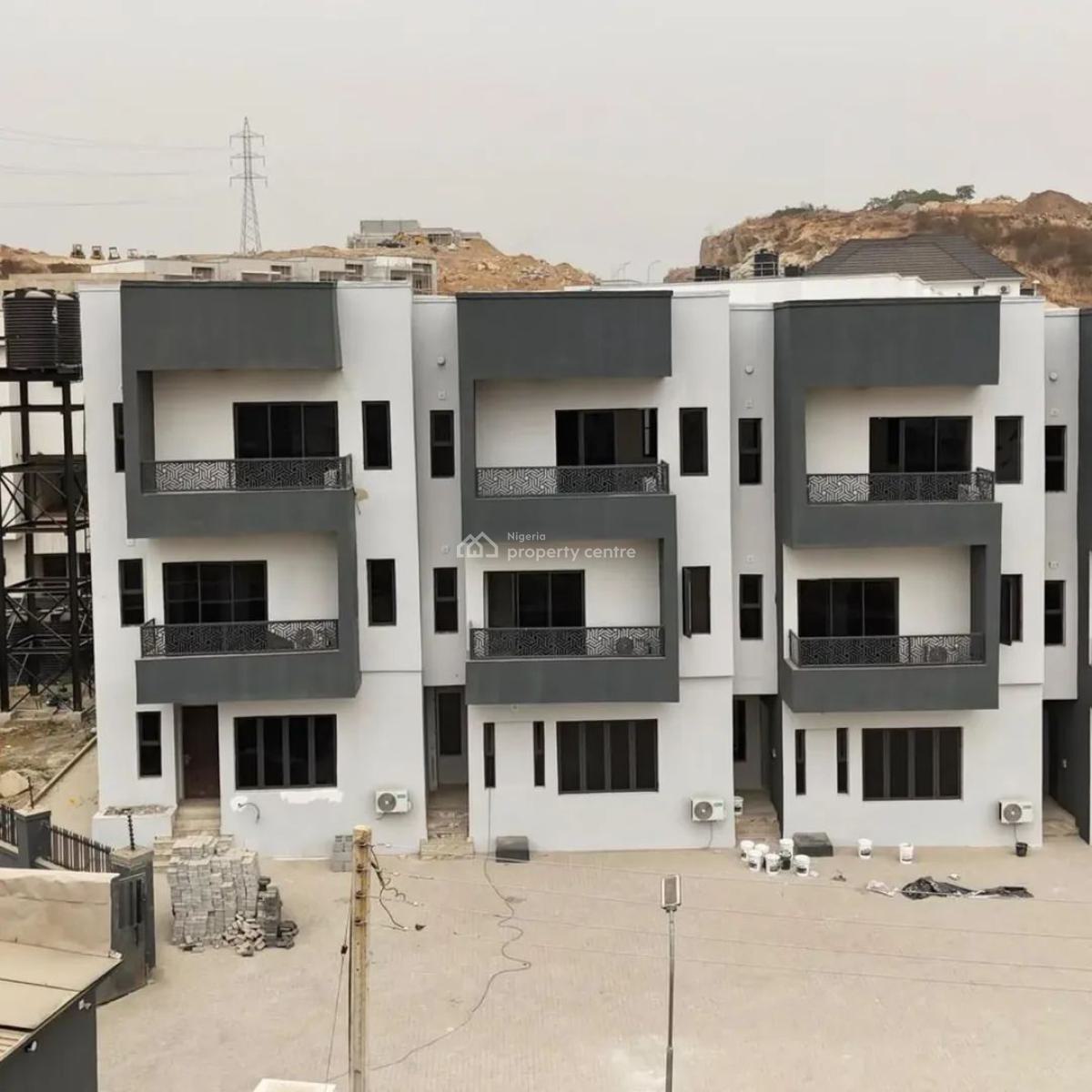 Solid Built 4 Bedroom Terrace Duplex in a Serene Environment, Guzape District, Abuja, Terraced Duplex for Sale