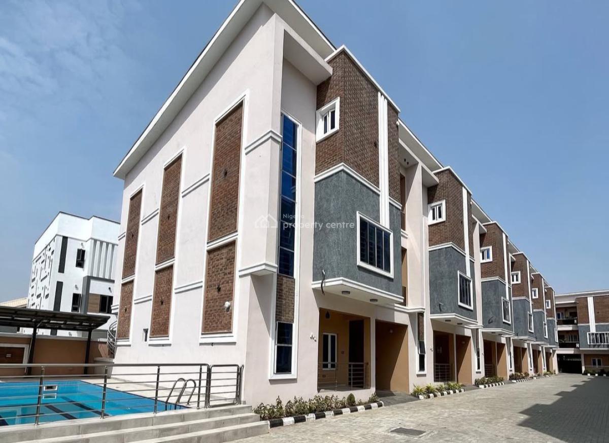 Serviced 4 Bedroom En-suite Townhouse. It Will Come with an Enclosed F, Ikate Elegushi, Lekki, Lagos, Terraced Duplex for Rent