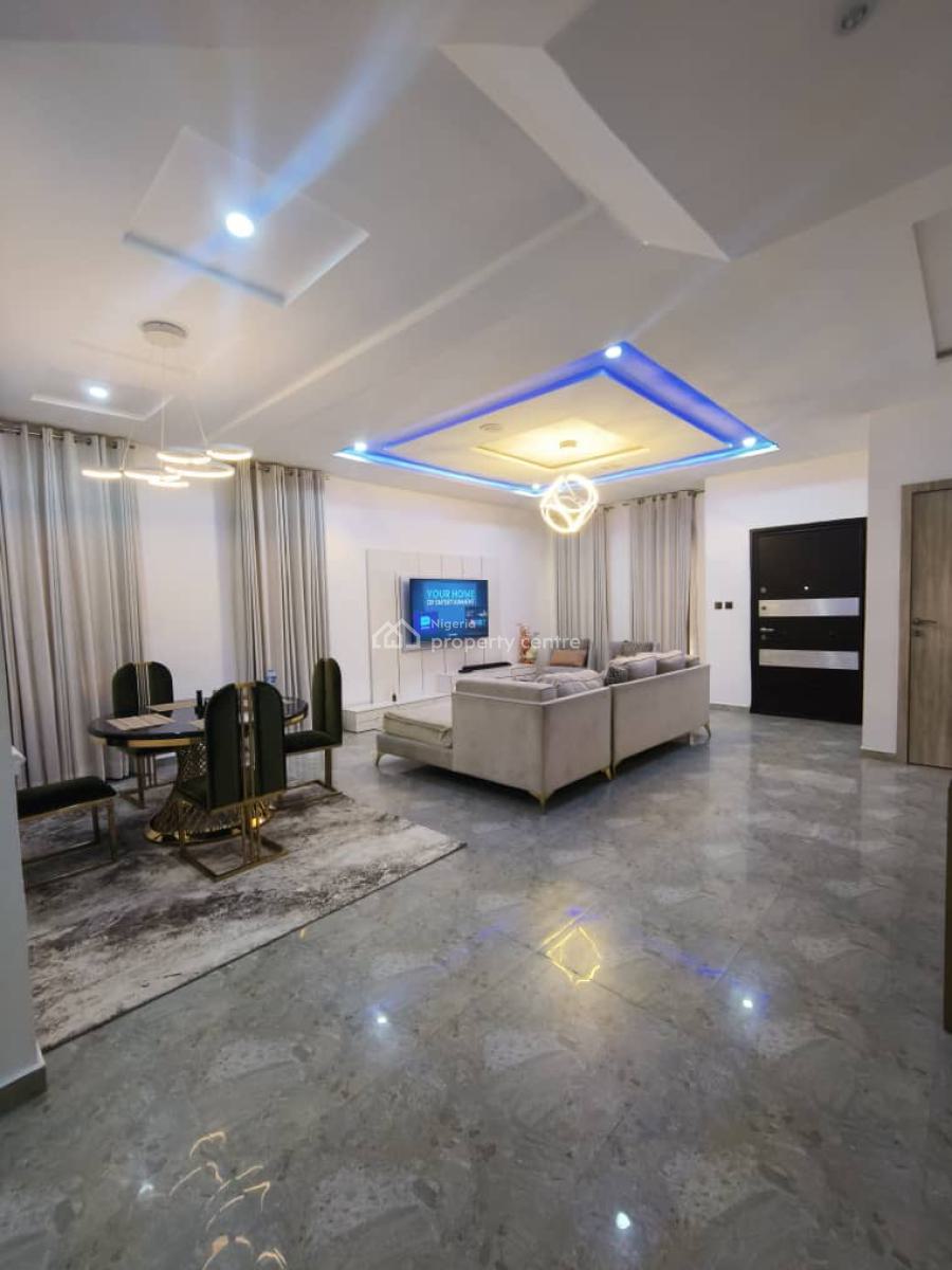 Fully Furnished & Serviced 4 Bedroom Terrace Duplex + Bq, Pool, Gym, Victoria Bay 3, Ikate Elegushi, Lekki, Lagos, Terraced Duplex for Rent