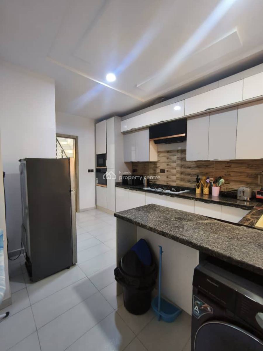 Fully Furnished & Serviced 4 Bedroom Terrace Duplex + Bq, Pool, Gym, Victoria Bay 3, Ikate Elegushi, Lekki, Lagos, Terraced Duplex for Rent
