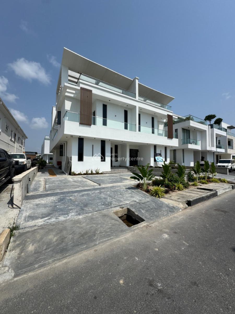 Gigantic 5 Bedroom Semi Detached Mansion in an Estate, Cowrie Creek Estate, Lekki, Lagos, Semi-detached Duplex for Sale