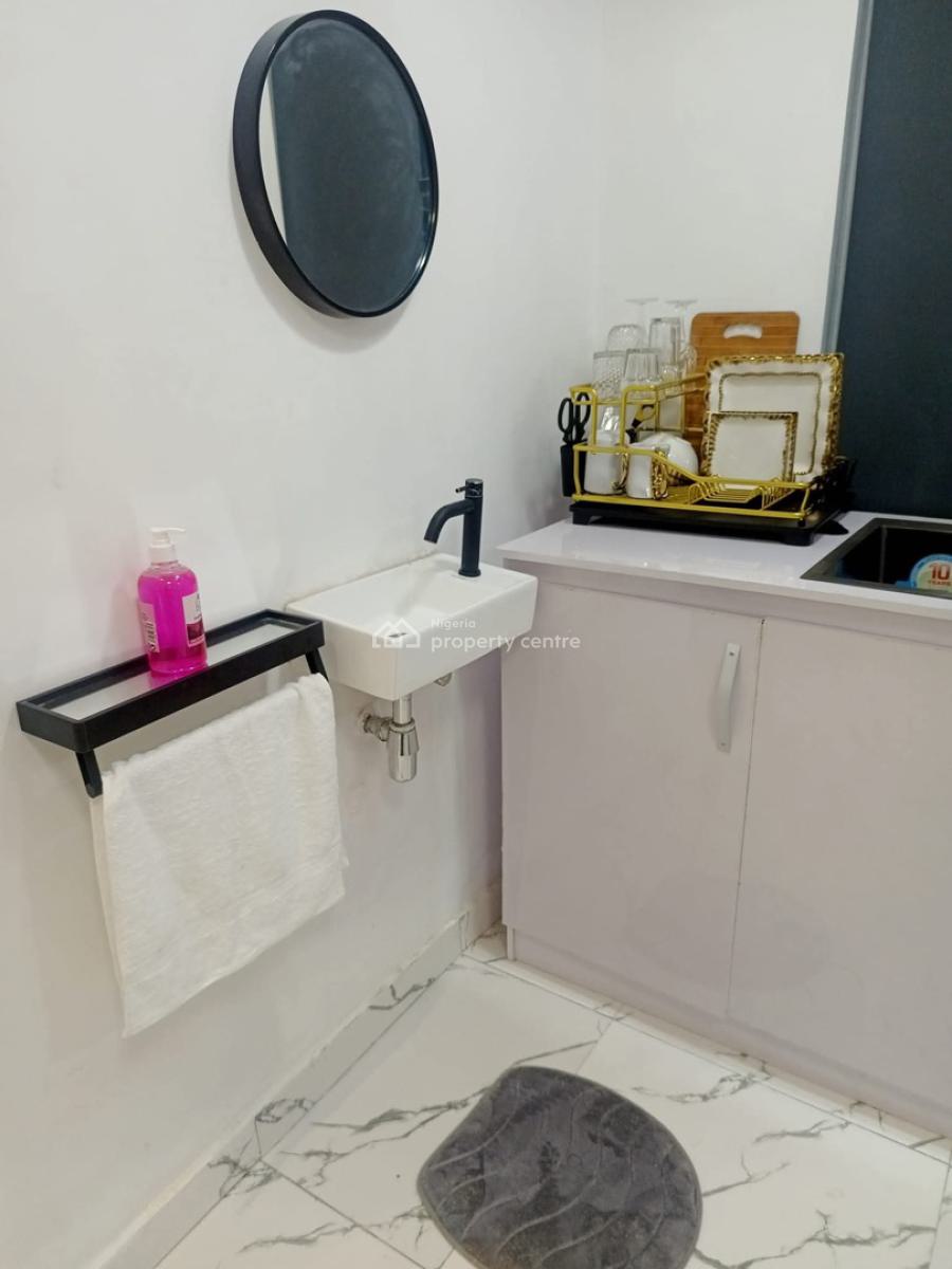 Fully-furnished Studio Apartment at Chevyview Estate, Chevron, Chevyview, Lekki, Lagos, Self Contain (single Rooms) for Rent