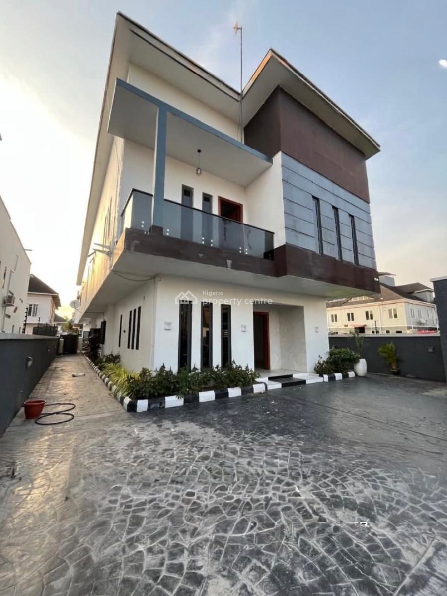 5 Bedroom Detached Duplex with Bq, Pool & Gate House, Pinnock Beach Estate, Osapa, Lekki, Lagos, Detached Duplex for Rent