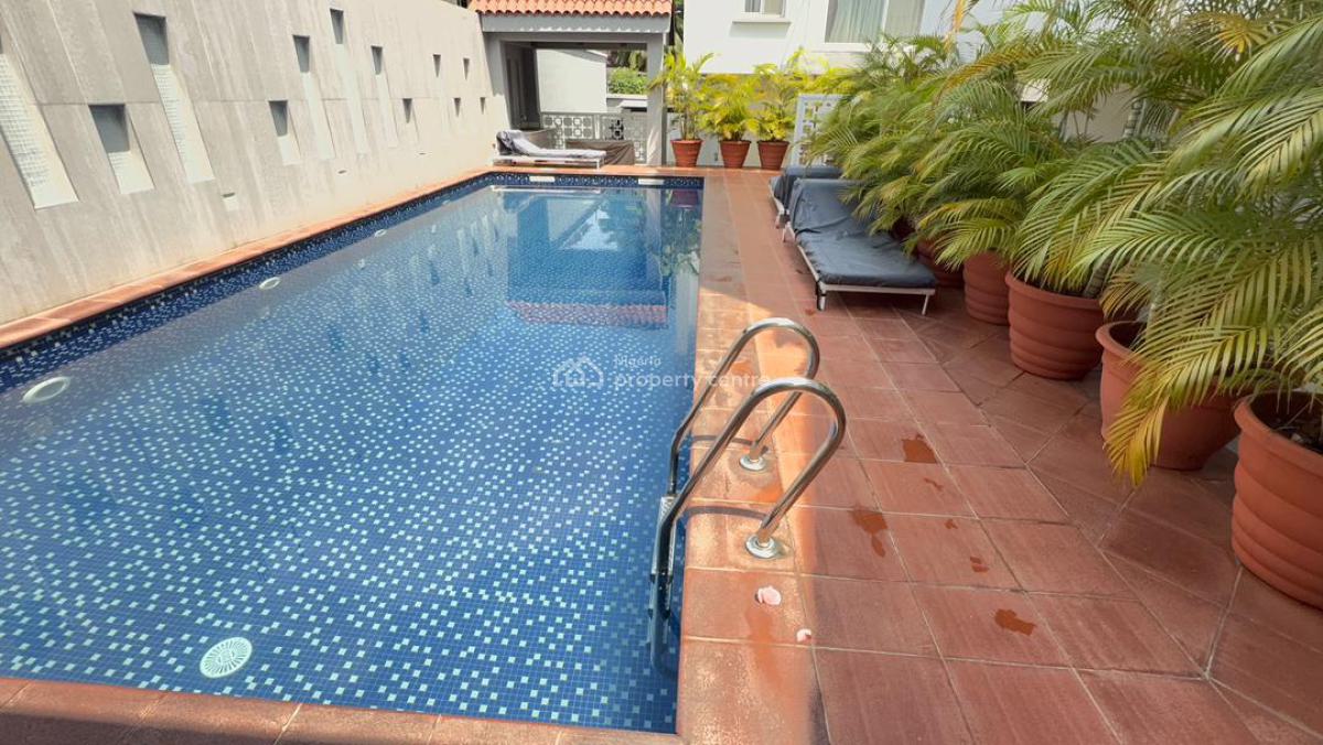 Luxury 3-bedroom Terrace + Boys Quarter Water Treatment - Swimming Po, Banana Island, Banana Island, Ikoyi, Lagos, Flat / Apartment for Rent