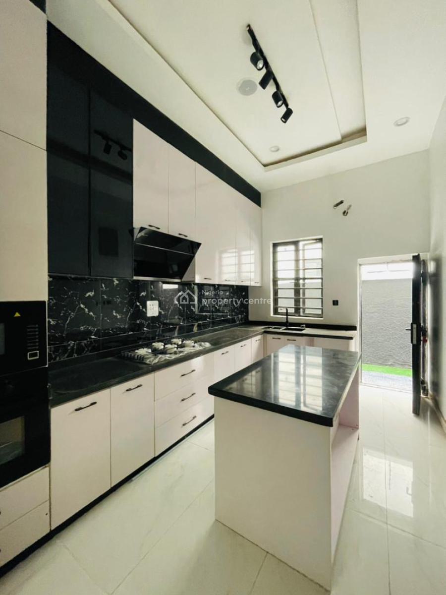 Luxury and Magnificently Built 4 Bedroom Semi Detached Duplex with Bq, Chevron Drive, Lekki, Very Secured and Gated Estate, Flood Free, Lekki, Lagos, Semi-detached Duplex for Sale