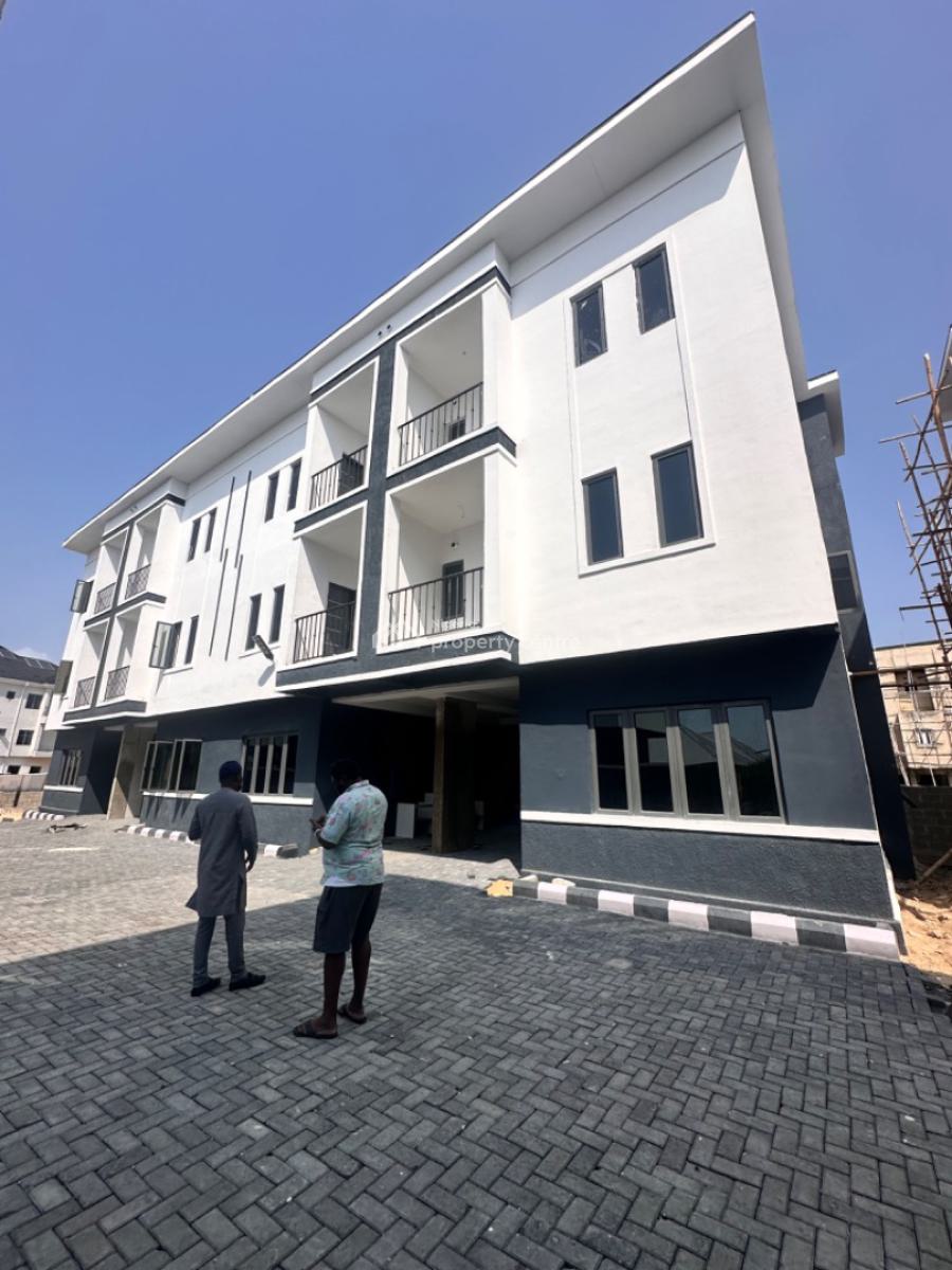 Clean and Secured 4bedroom Duplex, New Road By The Coastal Road, Lekki, Lagos, Terraced Duplex for Sale