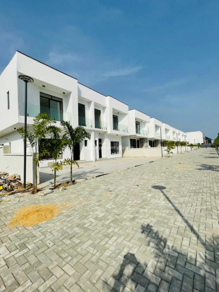 Luxury Well Finished 4 Bedroom Semi Detached Duplex with Pool and Bq, Orchid Road, Highly Secured and Gated Call to Access Estate, No Flood, Lekki, Lagos, Semi-detached Duplex for Sale