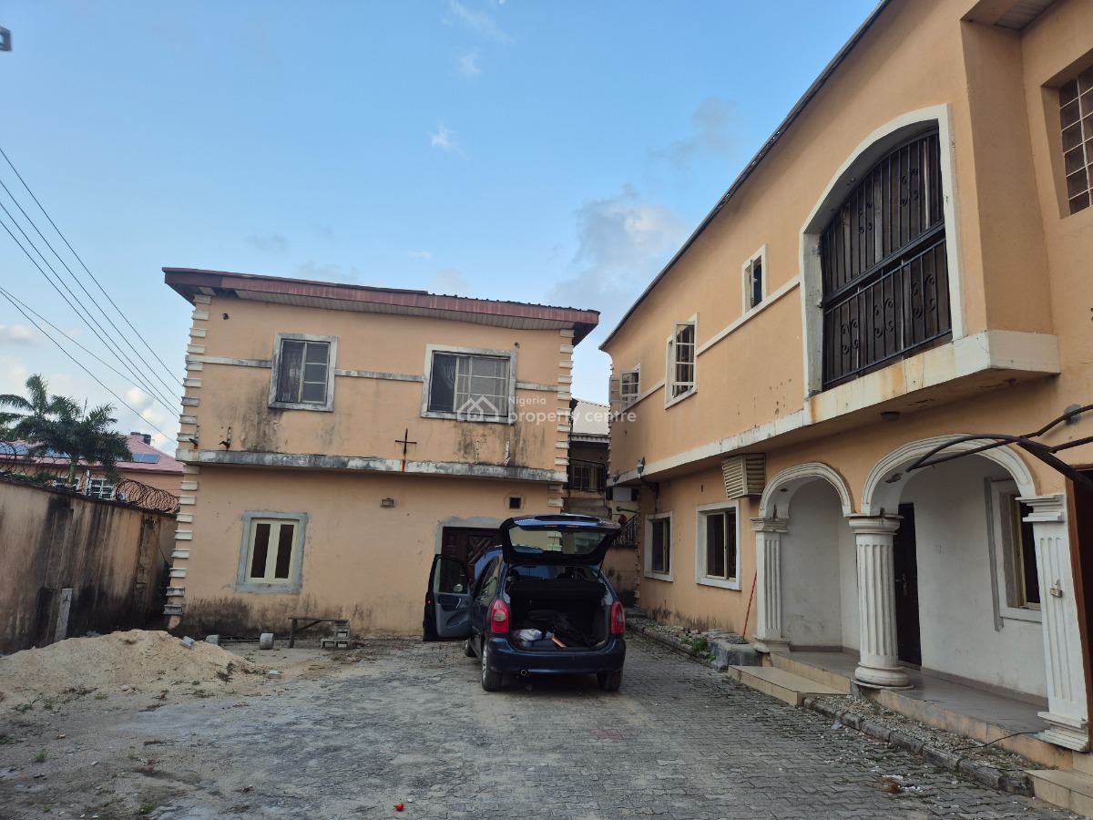 a Plot and Half with Four of 3 Bedrooms Blocks of Flats and Bqs, Igbo Efon, Lekki, Lagos, Block of Flats for Sale