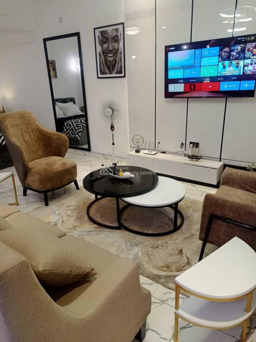 Fully Furnished Studio Apartment with Excellent Facilities, Chevy View Estate, Lekki, Lagos, Flat / Apartment for Rent