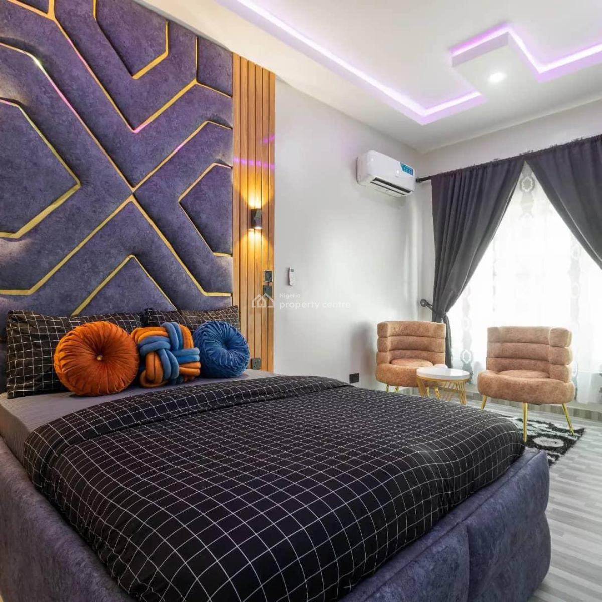 Fully Furnished 2-bedroom Apartment with Water View, Nike Art Gallery Road, Ikate Elegushi, Lekki, Lagos, Flat / Apartment for Rent