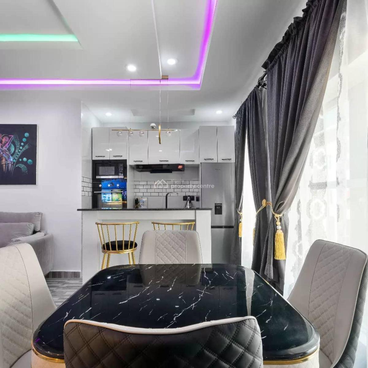 Fully Furnished 2-bedroom Apartment with Water View, Nike Art Gallery Road, Ikate Elegushi, Lekki, Lagos, Flat / Apartment for Rent