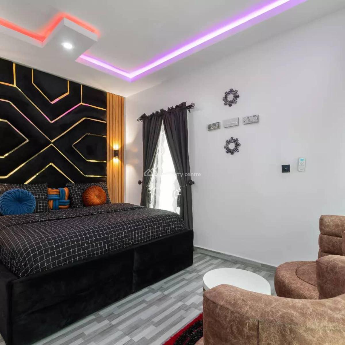 Fully Furnished 2-bedroom Apartment with Water View, Nike Art Gallery Road, Ikate Elegushi, Lekki, Lagos, Flat / Apartment for Rent