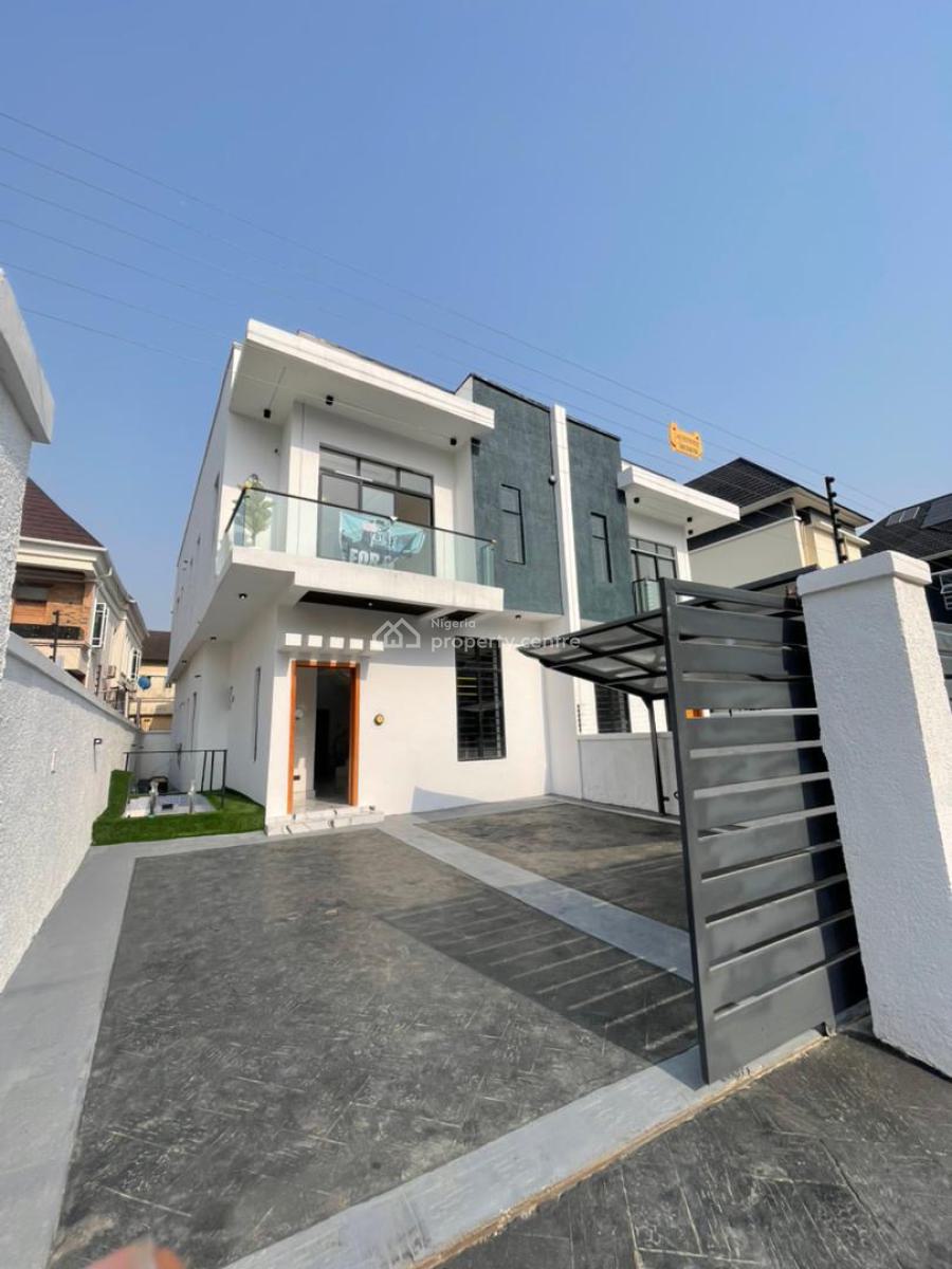 4bedroom Semi Detached Duplex with Bq and Swimming Pool, Ikota, Lekki, Lagos, Semi-detached Duplex for Sale
