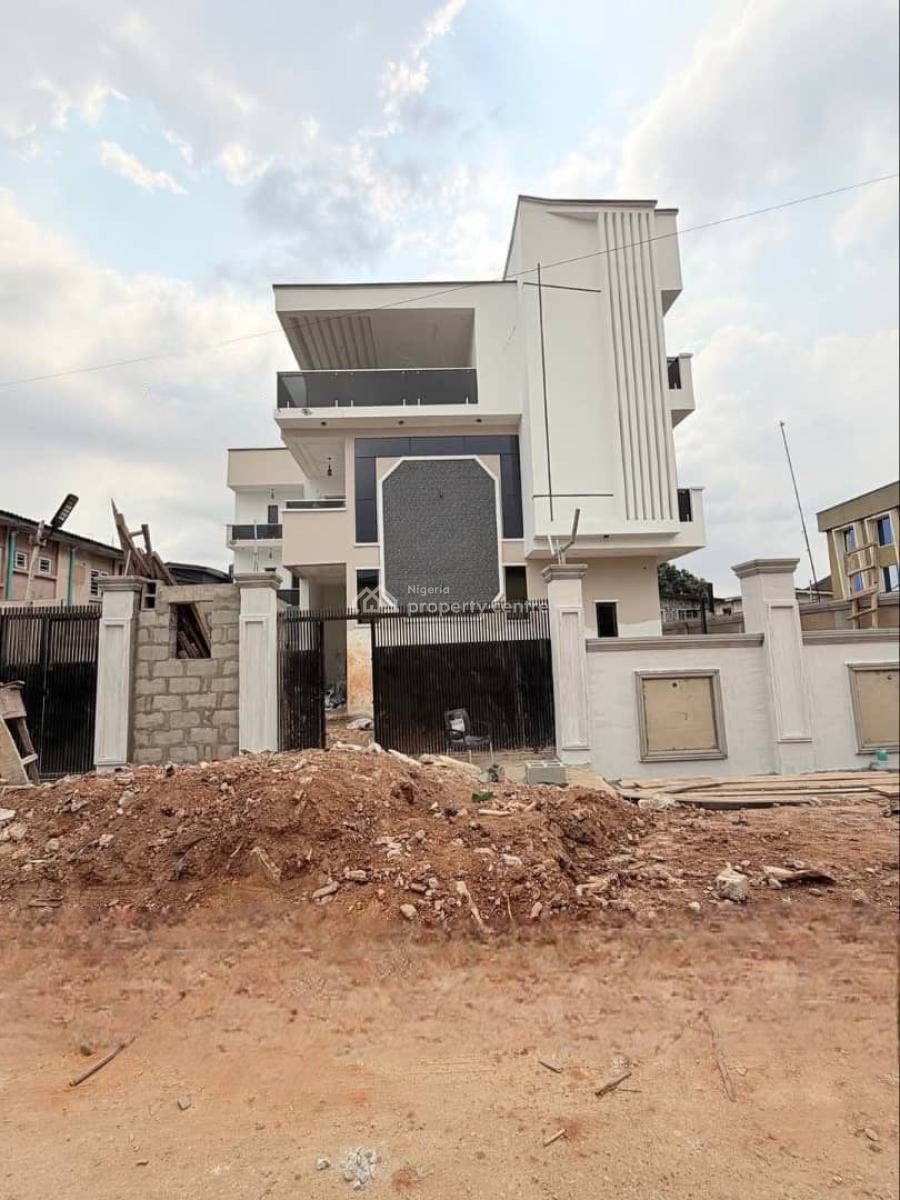 Elegantly Built 4 Bedroom Semi Detached Duplex + Bq in Serene Environs, Anthony, Maryland, Lagos, Semi-detached Duplex for Sale