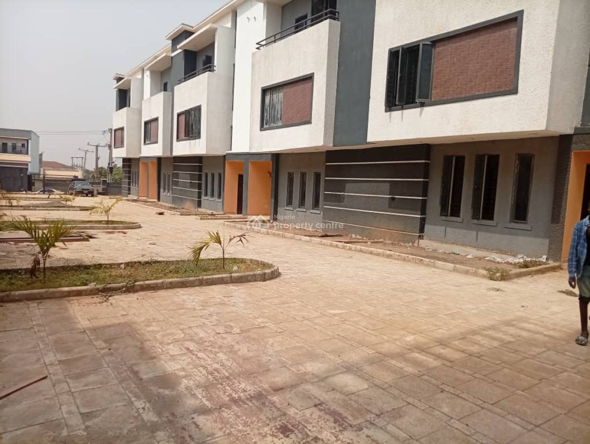 4 Bedroom Terrace Duplex with Bq, Close to Suncity, Kaura, Abuja, Terraced Duplex for Rent