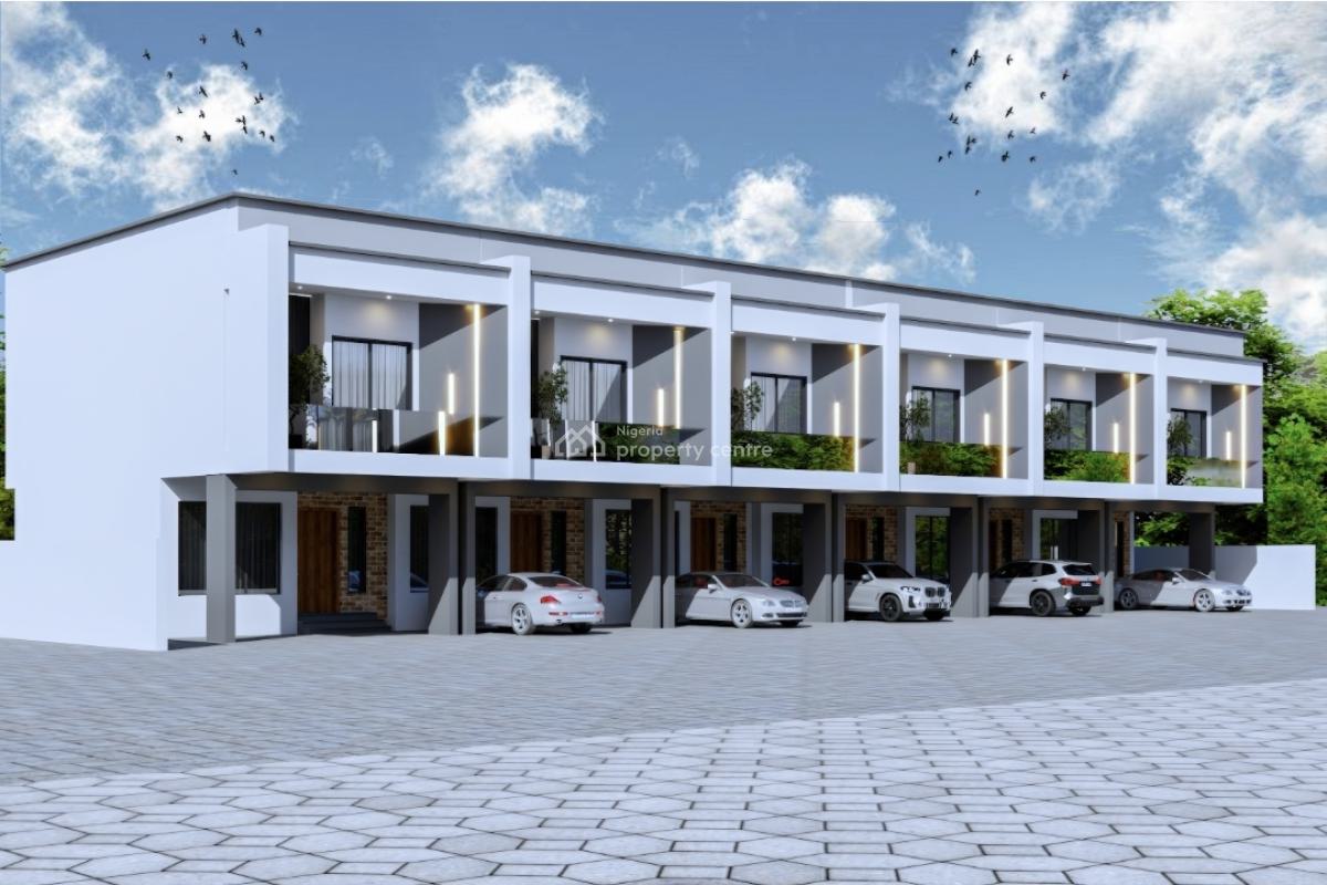 Luxury 2 Bedroom Terrace Duplex with Fitted Kitchen and Maids Room, Lekki Gardens Phase 4 Road Behind Lagos Business School, Ajiwe, Ajah, Lagos, Terraced Duplex for Sale