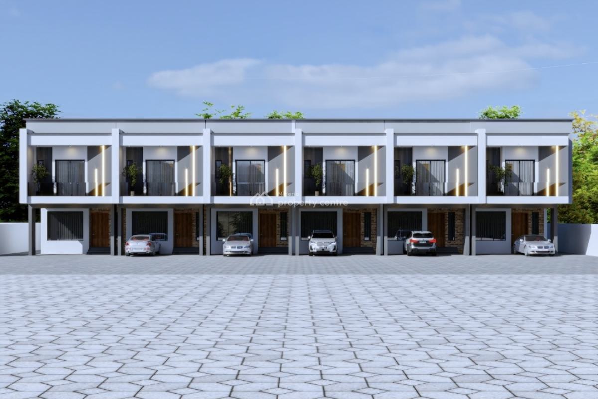 Luxury 2 Bedroom Terrace Duplex with Fitted Kitchen and Maids Room, Lekki Gardens Phase 4 Road Behind Lagos Business School, Ajiwe, Ajah, Lagos, Terraced Duplex for Sale