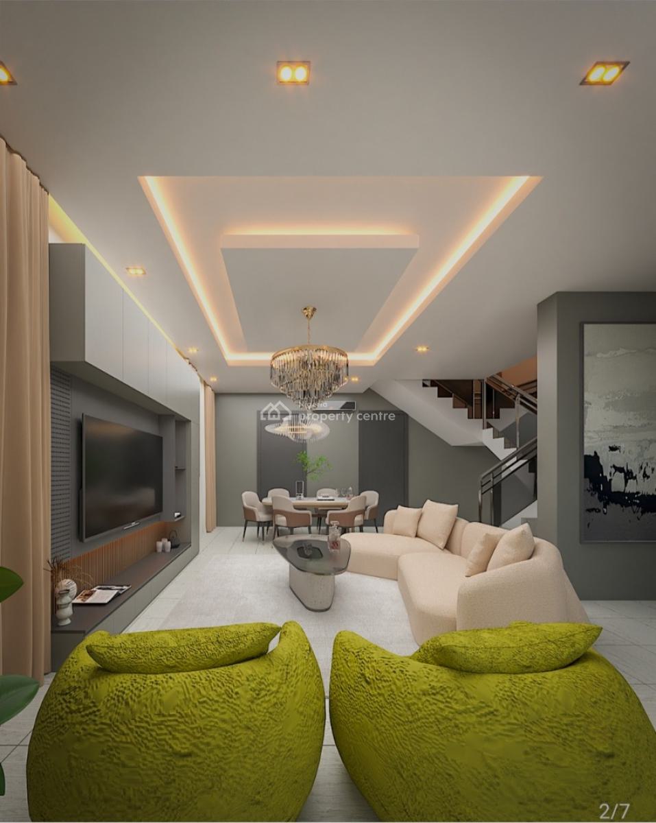 Luxury 3 Bedroom Terrace Duplex with Fitted Kitchen and Maids Room, Lekki Gardens Phase 4 Road Behind Lagos Business School(lbs), Ajiwe, Ajah, Lagos, Terraced Duplex for Sale