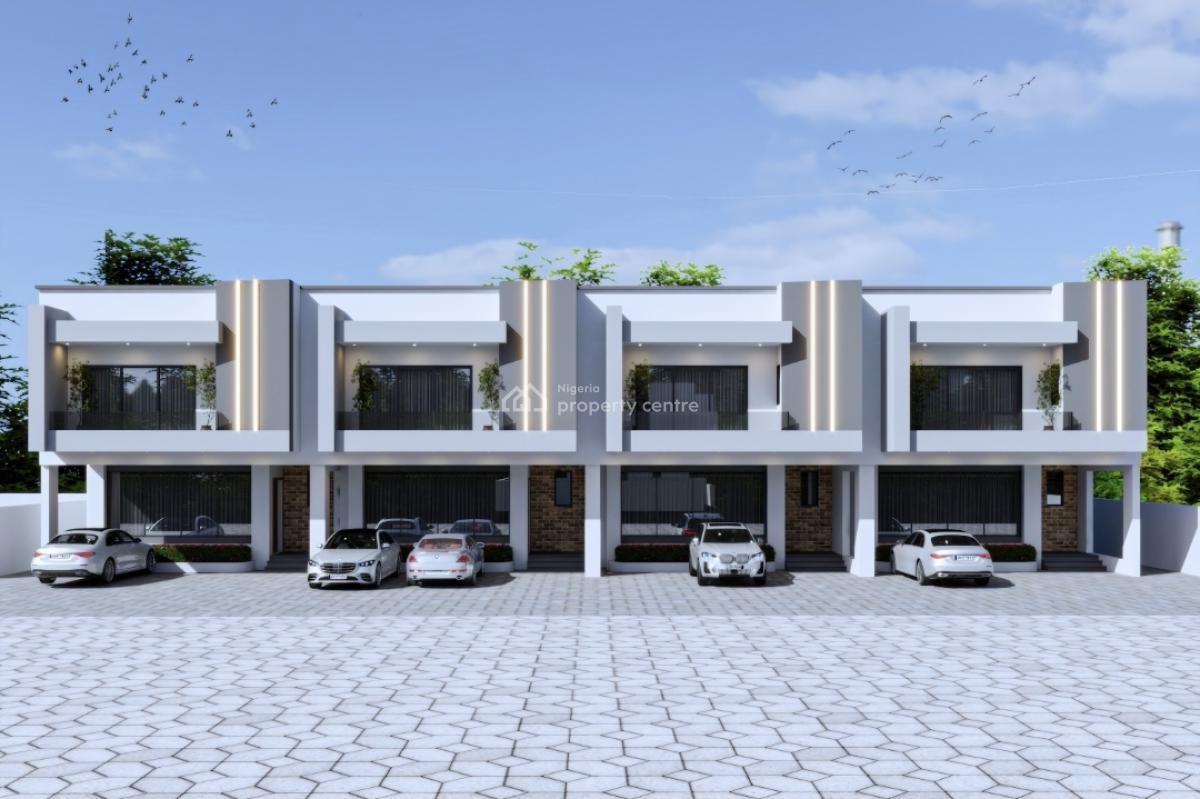 Luxury 3 Bedroom Terrace Duplex with Fitted Kitchen and Maids Room, Lekki Gardens Phase 4 Road Behind Lagos Business School(lbs), Ajiwe, Ajah, Lagos, Terraced Duplex for Sale