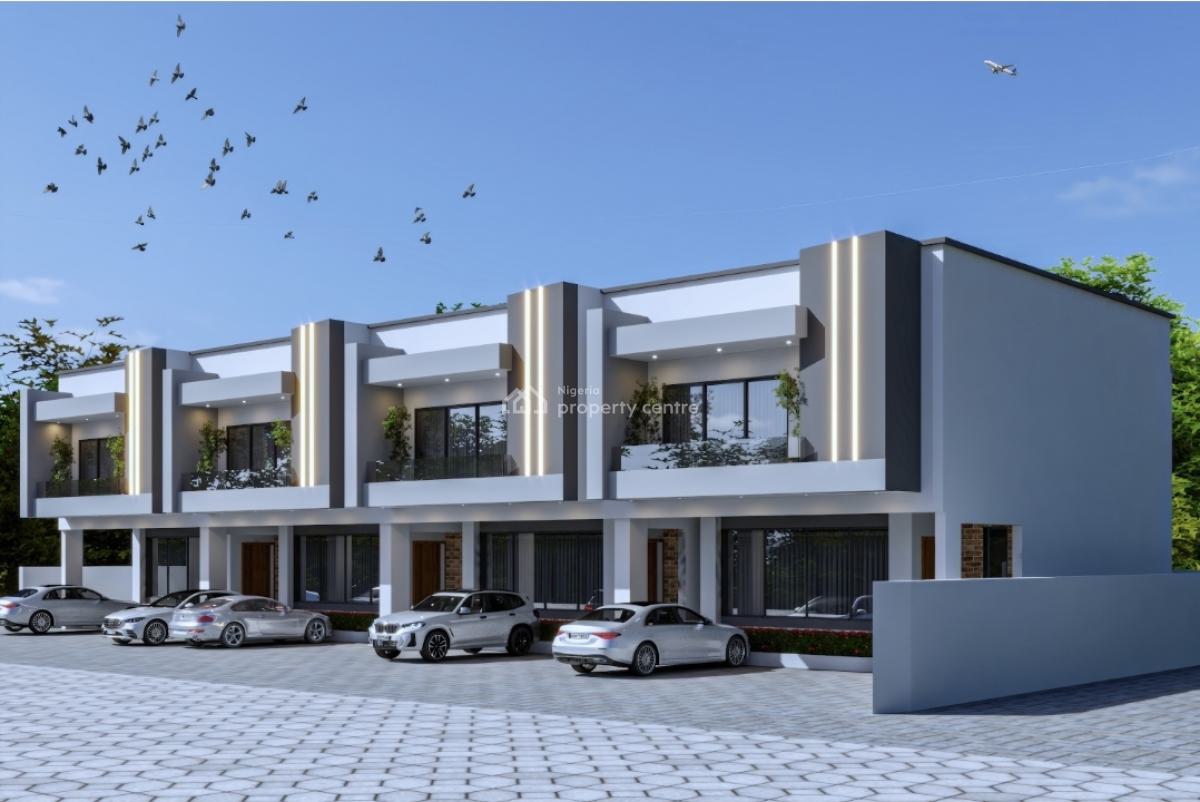 Luxury 3 Bedroom Terrace Duplex with Fitted Kitchen and Maids Room, Lekki Gardens Phase 4 Road Behind Lagos Business School(lbs), Ajiwe, Ajah, Lagos, Terraced Duplex for Sale
