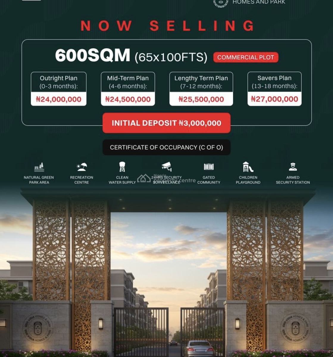 Affordable Dry Land for Buy and Build, Edo Vidia Located Along Sapele Road Bypass, Benin, Oredo, Edo, Commercial Land for Sale