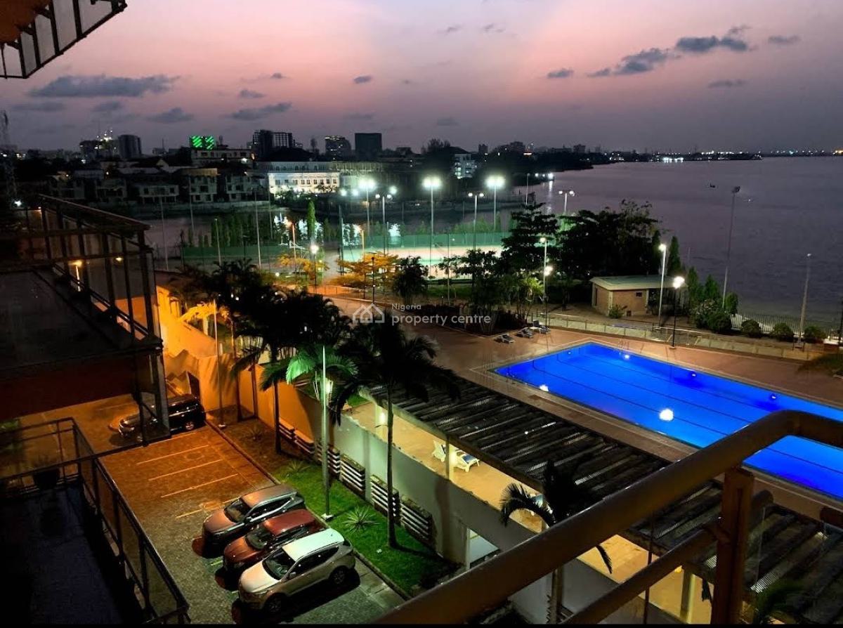 Luxury Waterfront Furnished 3bedroom Apartment with Bq & All Amenities, Ocean Parade, Banana Island, Ikoyi, Lagos, Flat / Apartment for Rent