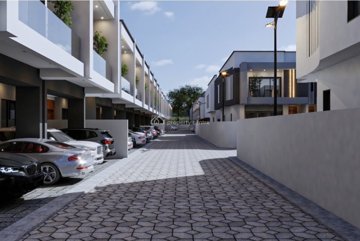 Luxury 3 Bedrooms Semi-detached Duplex with Fitted Kitchen and Bq, Lekki Gardens Phase 4 Road Behind Lagos Business School(lbs), Ajiwe, Ajah, Lagos, Semi-detached Duplex for Sale