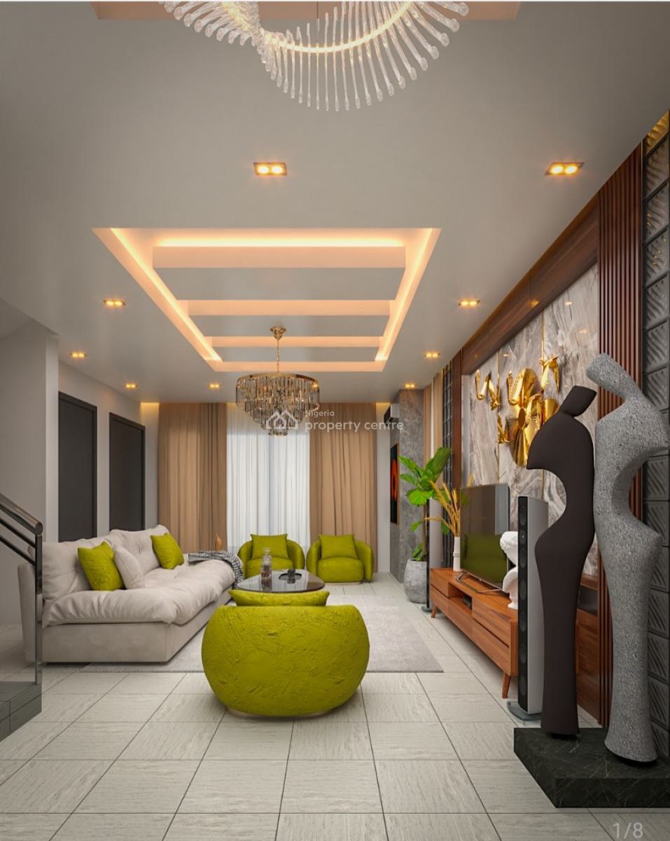 Luxury 4 Bedrooms Fully Detached Duplex with Fitted Kitchen and Bq, Lekki Gardens Phase 4 Road Behind Lagos Business School(lbs), Ajiwe, Ajah, Lagos, Detached Duplex for Sale