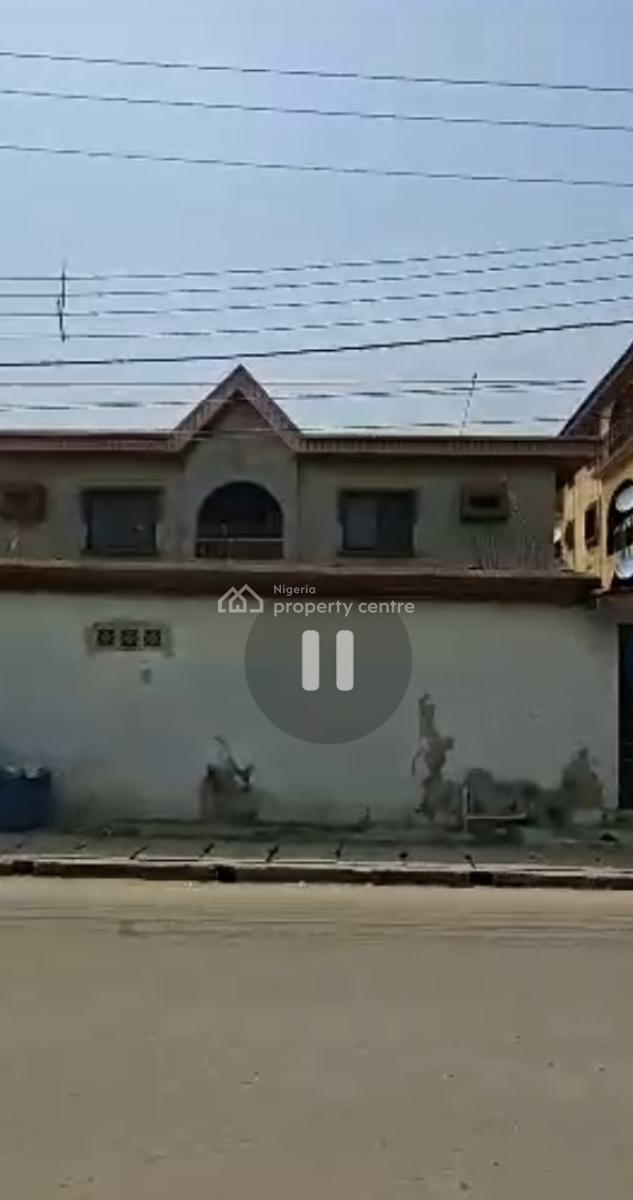 Super Solid Block of 4flats of 3bedrooms Each on an Interlocked Street, Ago Palace, Isolo, Lagos, Block of Flats for Sale