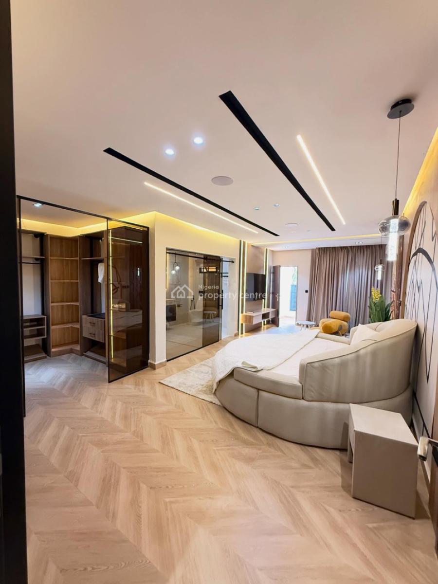 Contemporary 4 Bedroom Smartly Designed & Furnished Duplex,bq ,solar, Serene and Well Secured Neighborhood, Kado, Abuja, Terraced Duplex for Sale