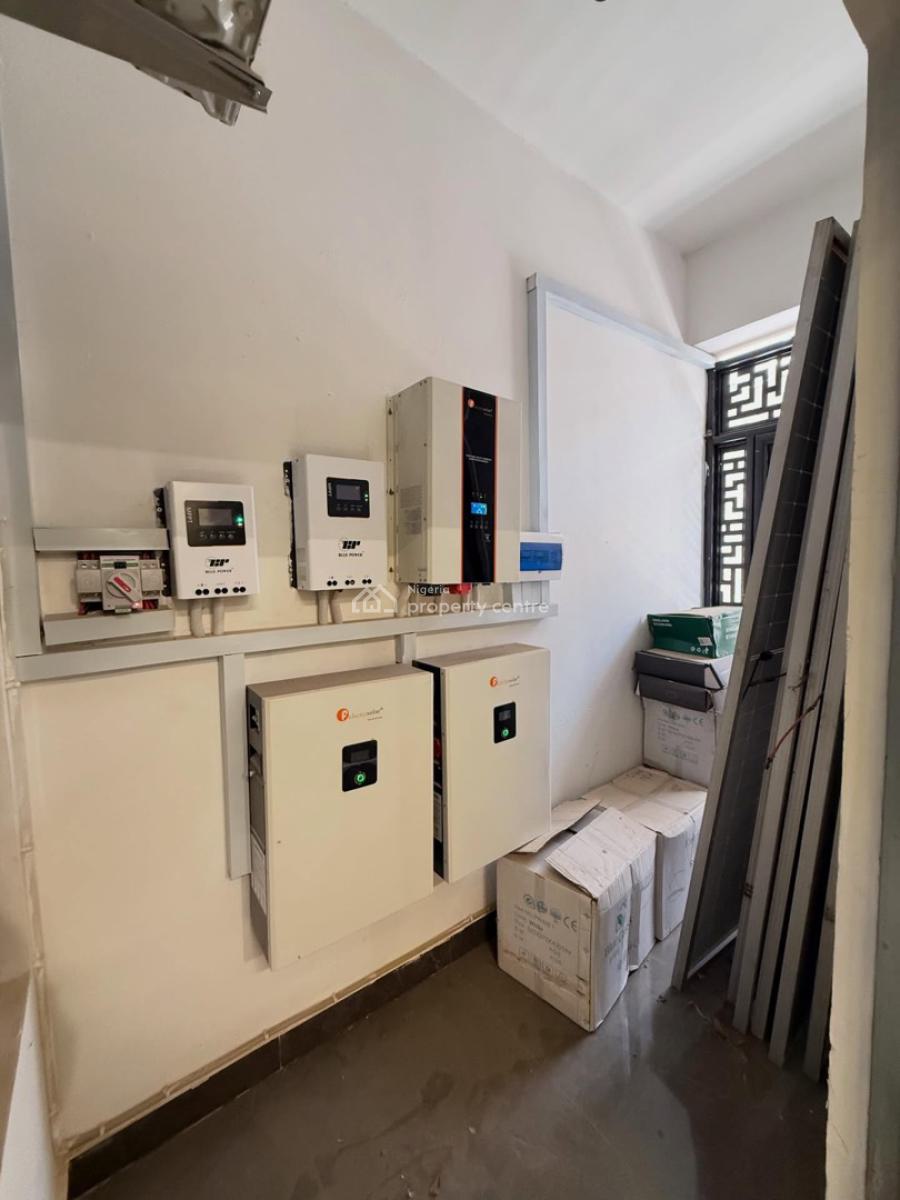 Contemporary 4 Bedroom Smartly Designed & Furnished Duplex,bq ,solar, Serene and Well Secured Neighborhood, Kado, Abuja, Terraced Duplex for Sale