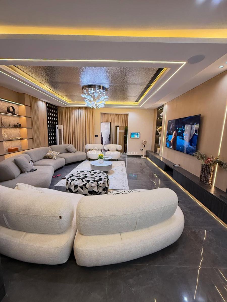 Contemporary 4 Bedroom Smartly Designed & Furnished Duplex,bq ,solar, Serene and Well Secured Neighborhood, Kado, Abuja, Terraced Duplex for Sale