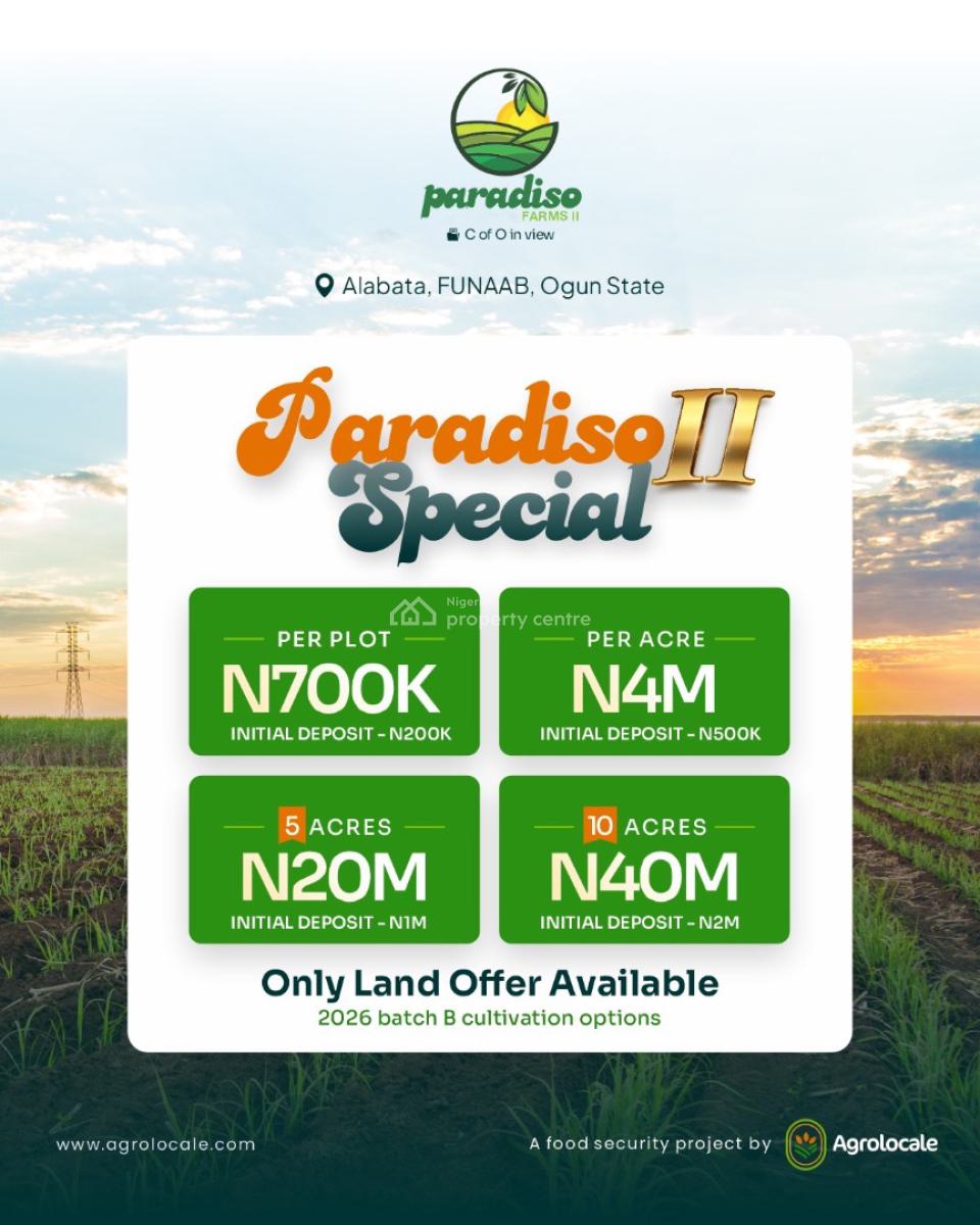 Farmland Investment in a Fertile Community, Odeda, Ogun, Mixed-use Land for Sale
