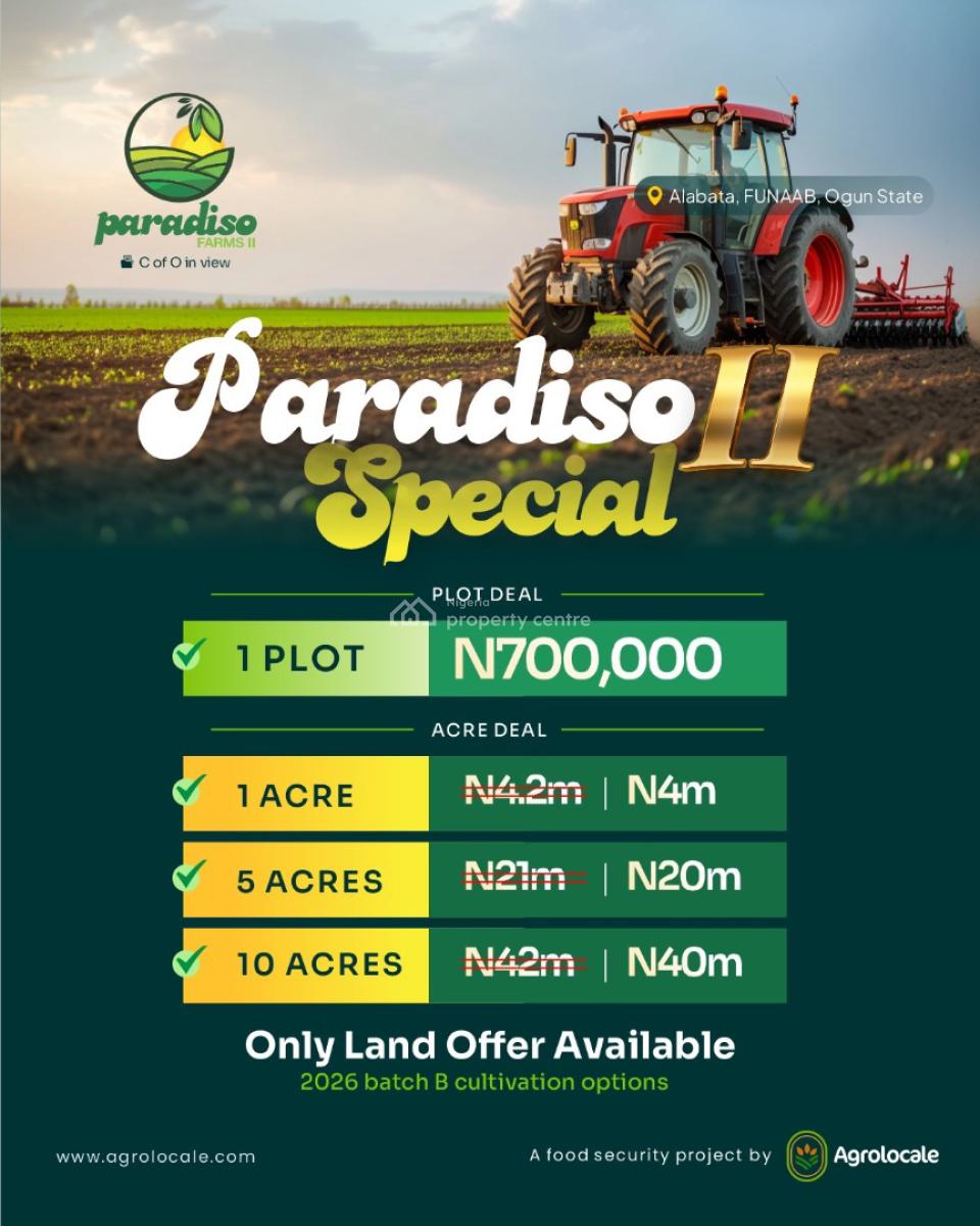 Farmland Investment in a Fertile Community, Odeda, Ogun, Mixed-use Land for Sale