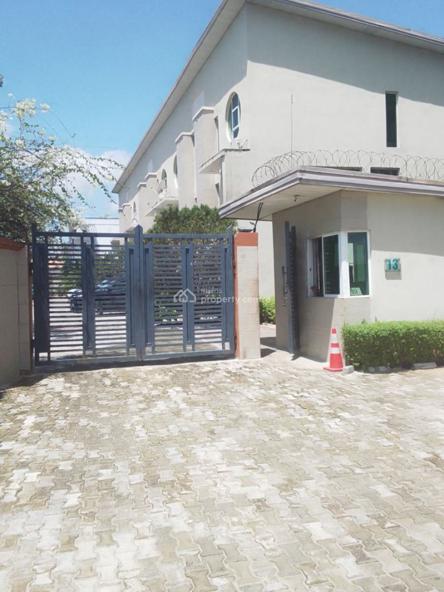 Well Maintained Serviced 4 Bedroom Terrace House, Osborne Estate Phase 2, Osborne, Ikoyi, Lagos, Terraced Duplex for Rent
