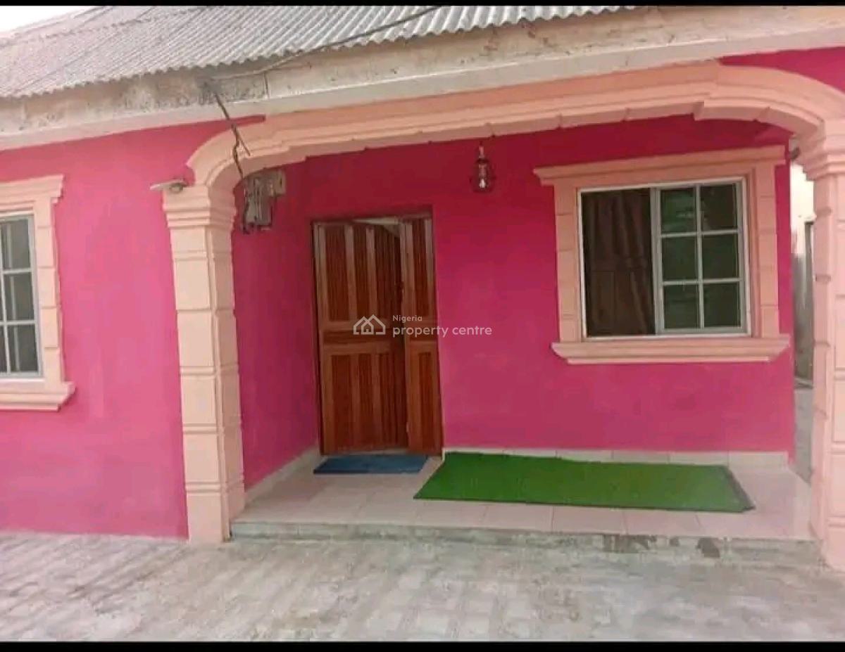 Fenced and Gated, Neatly Built 2 Bedroom Bungalow  on Half Plot, Ogunrun Phase 3 Estate, Mowe Ofada, Ogun, Detached Bungalow for Sale