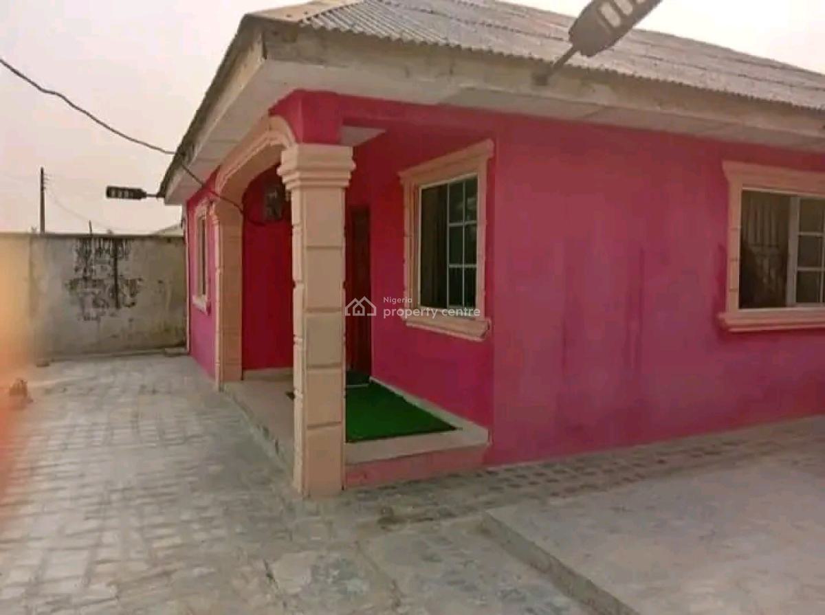 Fenced and Gated, Neatly Built 2 Bedroom Bungalow  on Half Plot, Ogunrun Phase 3 Estate, Mowe Ofada, Ogun, Detached Bungalow for Sale