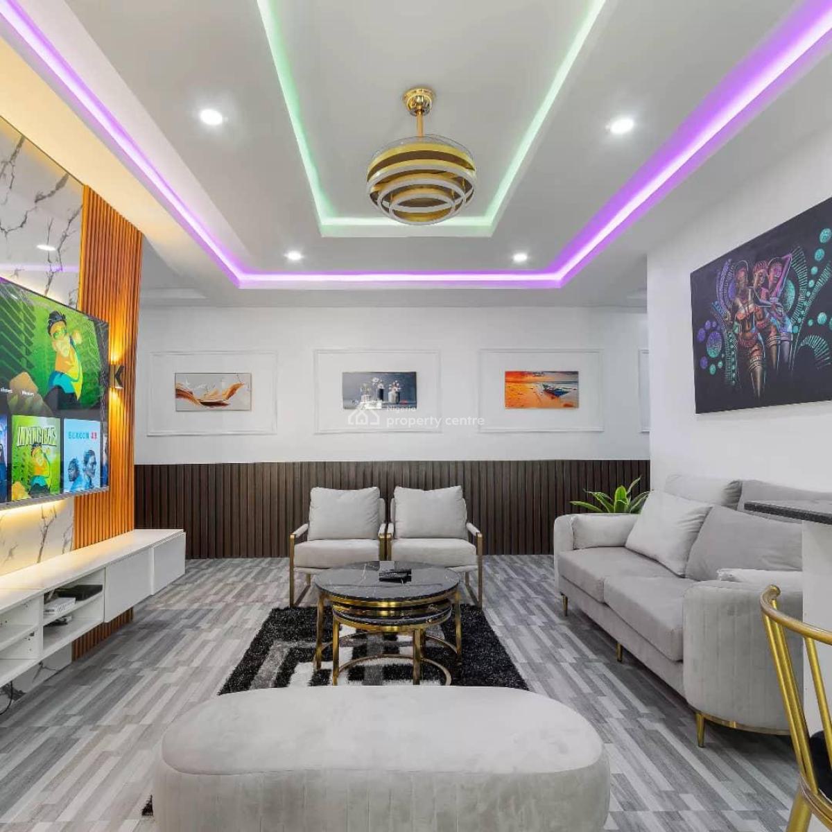 Water View 2bedroom Apartment, Nike Art Gallery Road, Lekki, Lagos, Flat / Apartment for Rent