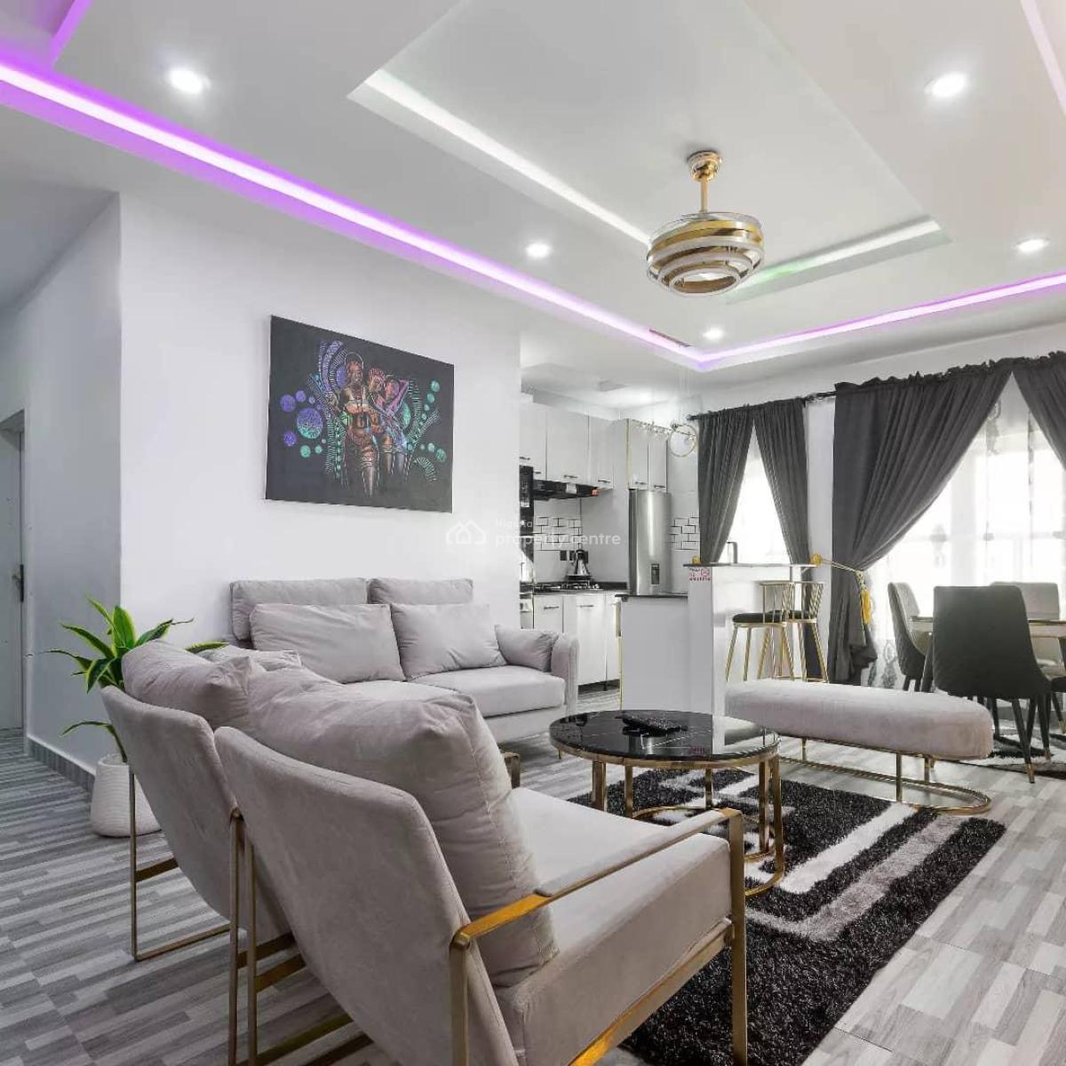 Water View 2bedroom Apartment, Nike Art Gallery Road, Lekki, Lagos, Flat / Apartment for Rent