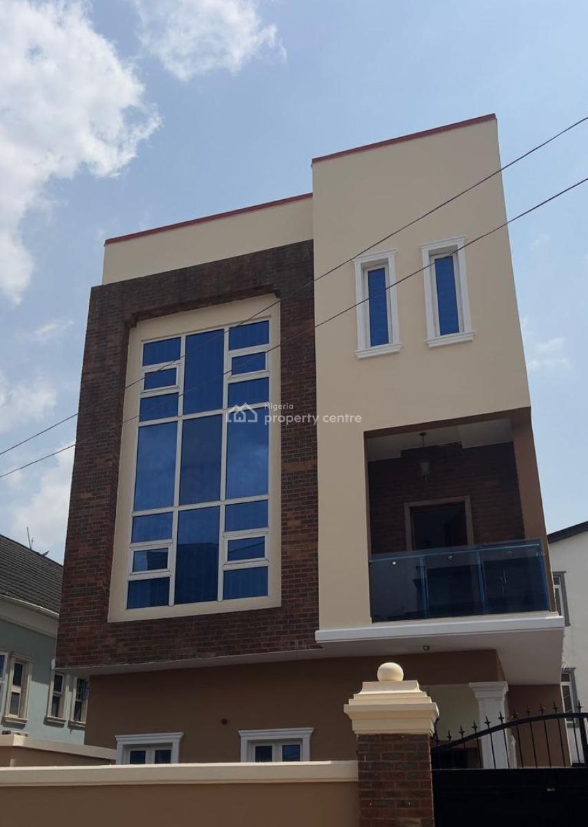 a Five(5) Bedroom Detached House with Study Room, One(1) Room Bq in a, Ikeja Lagos, Adeniyi Jones, Ikeja, Lagos, Detached Duplex for Sale