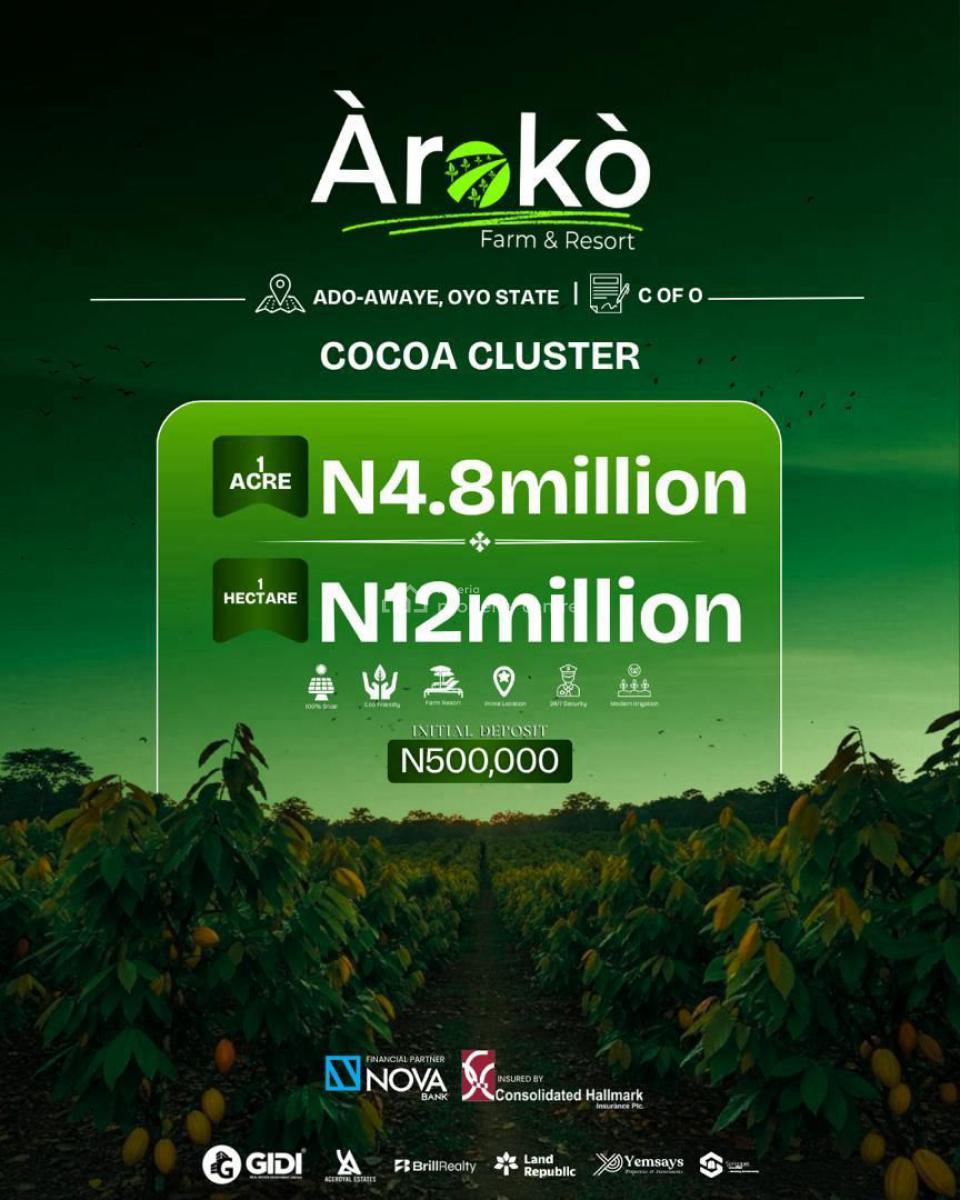 Pioneering Farm Estate That Integrates Modern Resort with Agricultural, Ayo Ado Awaye, Oke Ado, Ibadan, Oyo, Commercial Land for Sale