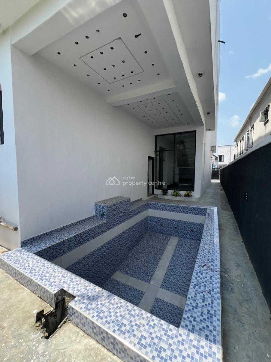 Exquisite 5bed Detached Duplex with Bq and Swimming Pool, Ajah, Lagos, Detached Duplex for Sale